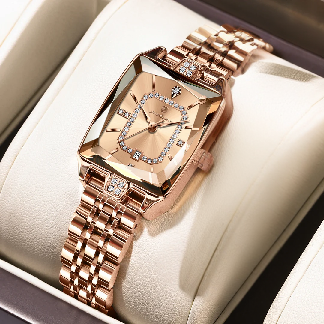 Luna™ - Luxe Diamant Kalender Quartz Horloge